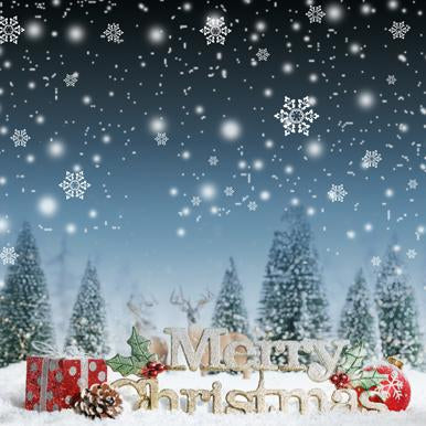 Katebackdrop：Kate snowflake background for photography Merry Christmas