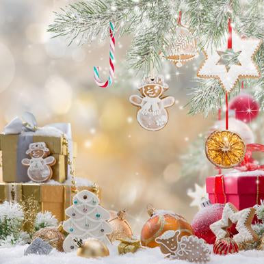 Katebackdrop：Kate bokeh backdrop Merry Christmas deco for photography