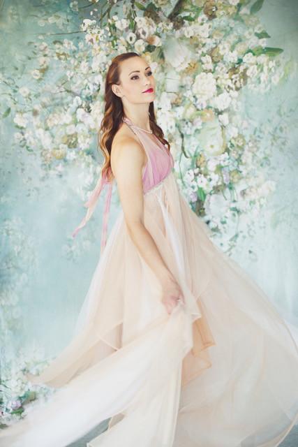 Katebackdrop：Kate Painting Like Green Spring Flowers backdrop printed Background