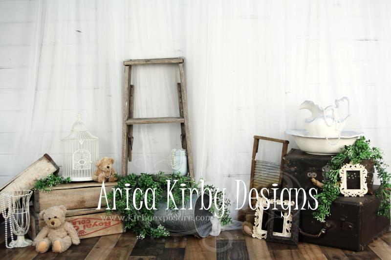 Kate Vintage Treasures Frühling / Ostern Hintergrund entworfen von Arica Kirby