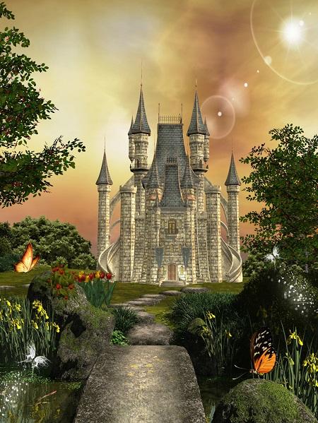 Katebackdrop：Kate Disney fairy tale Backdrop photography