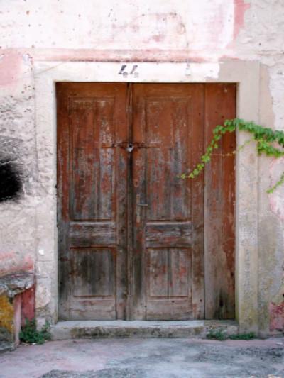Katebackdrop：Kate Retro Style White Wall Vintage Door Backdrop