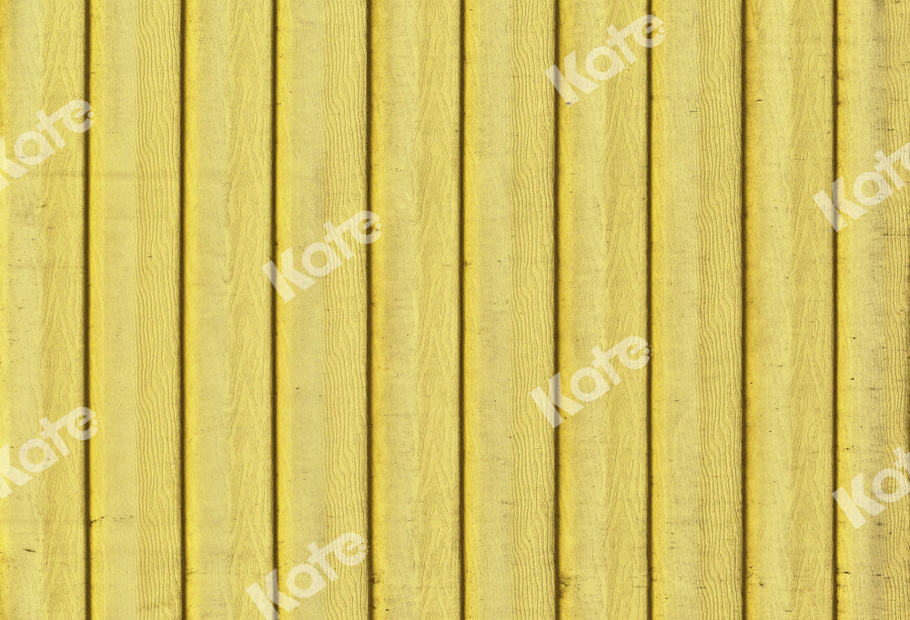 Kate gelb Holz Sommer Bodenmatte von Kate