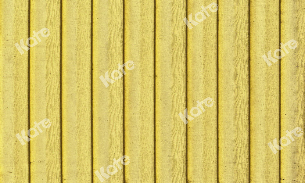 Kate gelb Holz Sommer Bodenmatte von Kate - Kate Backdrop.de