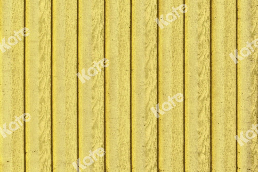 Kate gelb Holz Sommer Bodenmatte von Kate