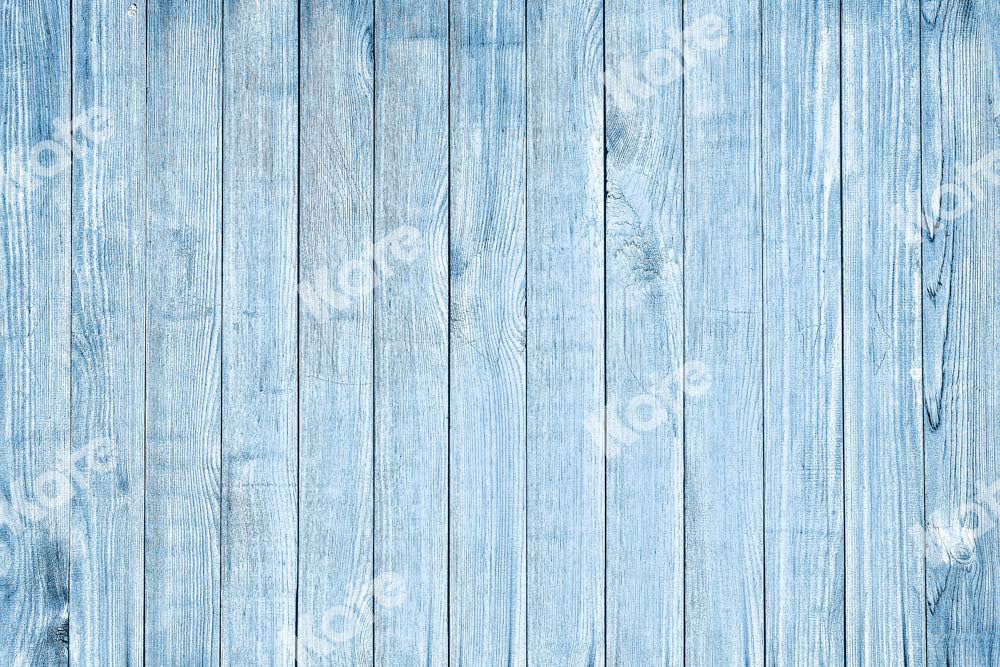 Kate hellblau Holz Textur Bodenmatte von Kate