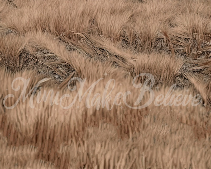Kate Fine Art Painterly Brown getrocknetes Gras Boho Bodenmatte für die Fotografie von Mini MakeBelieve
