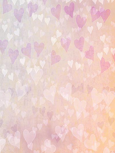 Katebackdrop：Kate Pink Printed Background Heat Valentines Backdrop For Photography