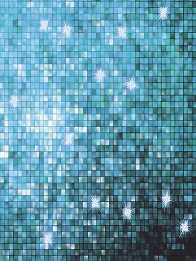 Katebackdrop：Kate Light Blue Grid Glitter Backdrops For Photography Studio