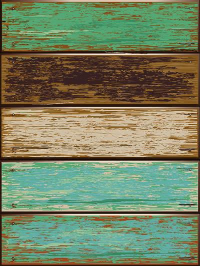 Katebackdrop：Kate Vintage Wood Backdrop Green And Dark Gray Wooden Floor Photography