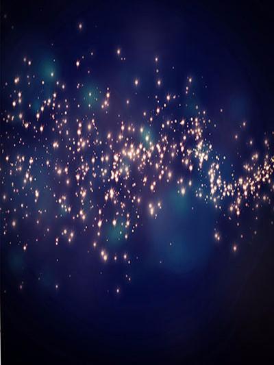 Katebackdrop：Kate Dark Blue Background Glitter Backdrop For Photography