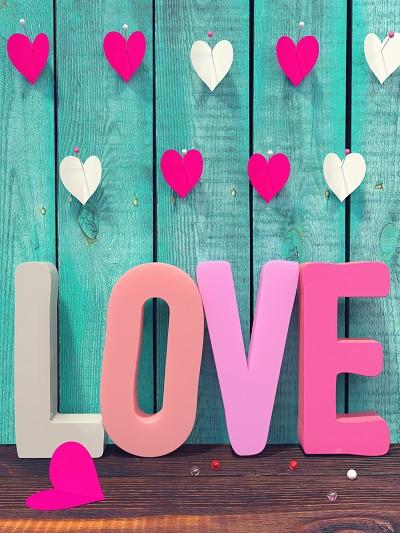 Katebackdrop：Kate Valentine'S Day Heart Love Photography Backdrops