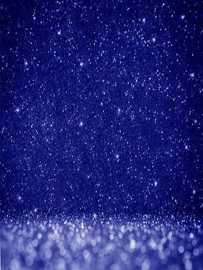 Katebackdrop：Kate Deep Blue Glitter Wall Backdrops Bokeh Floor For Children