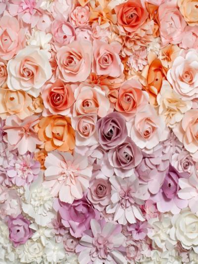 Katebackdrop：Kate Color Flower Background Photography Backdrop for Valentine's Day