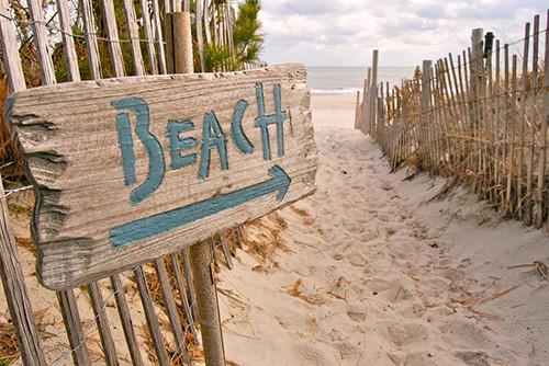 Katebackdrop：Kate Sea Beach With Fence Summer Photography Backdrop Horizontal