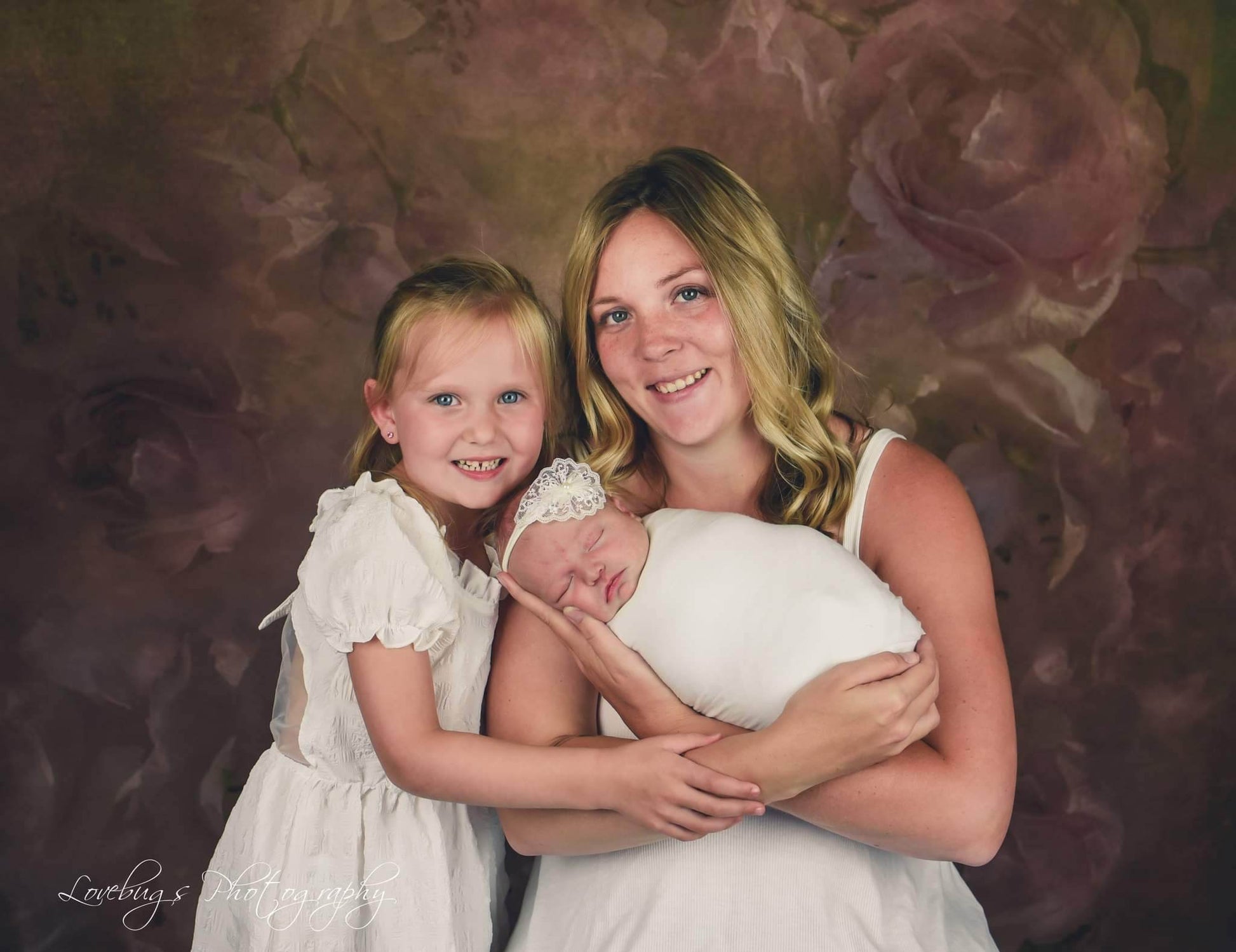 Kate Fine Art  Retro Blumen Rosen Hintergrund  von Kate - Kate Backdrop.de