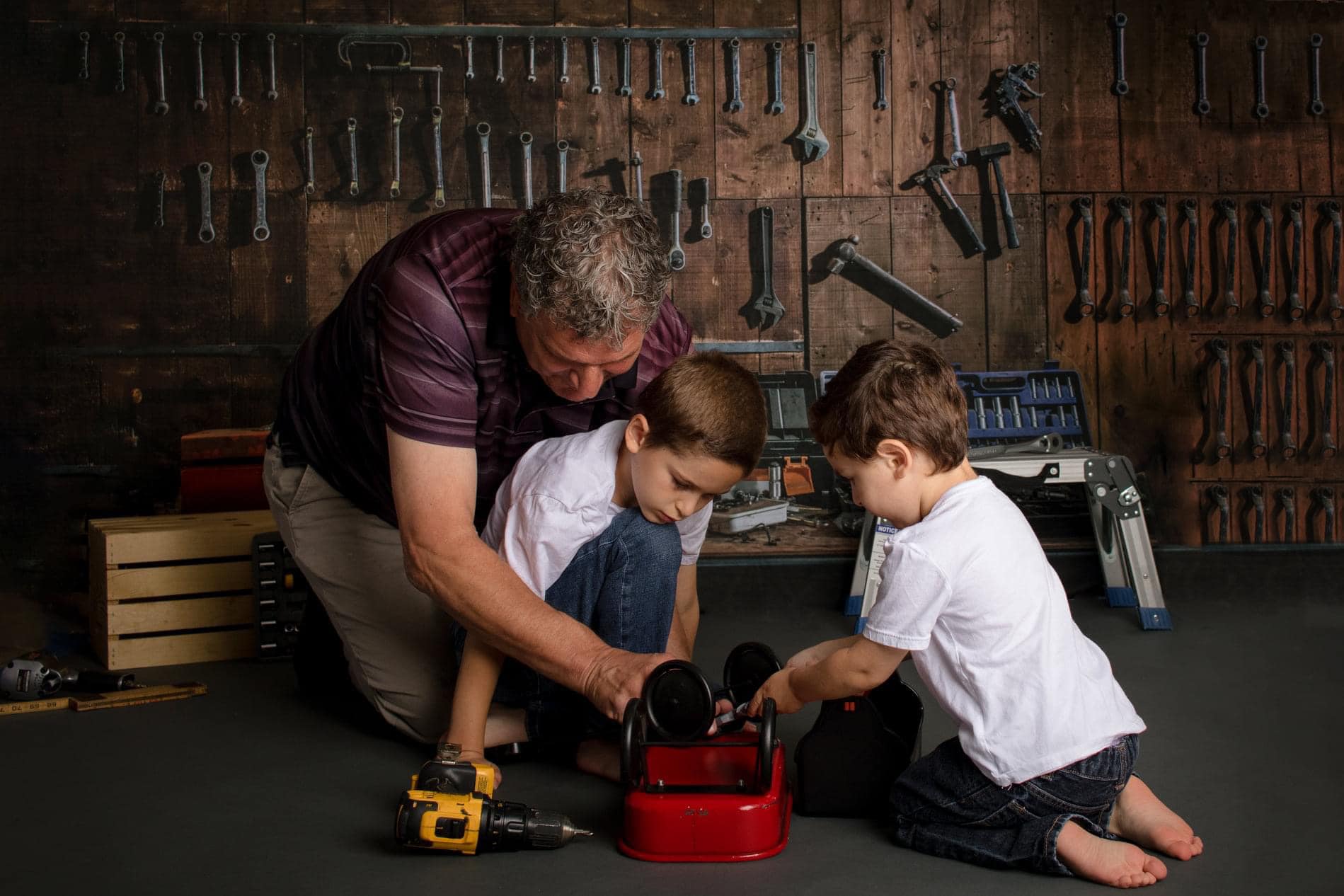 Kate Tool Regal Kinder Hintergrund für Jungen / Vatertag - Kate Backdrop.de