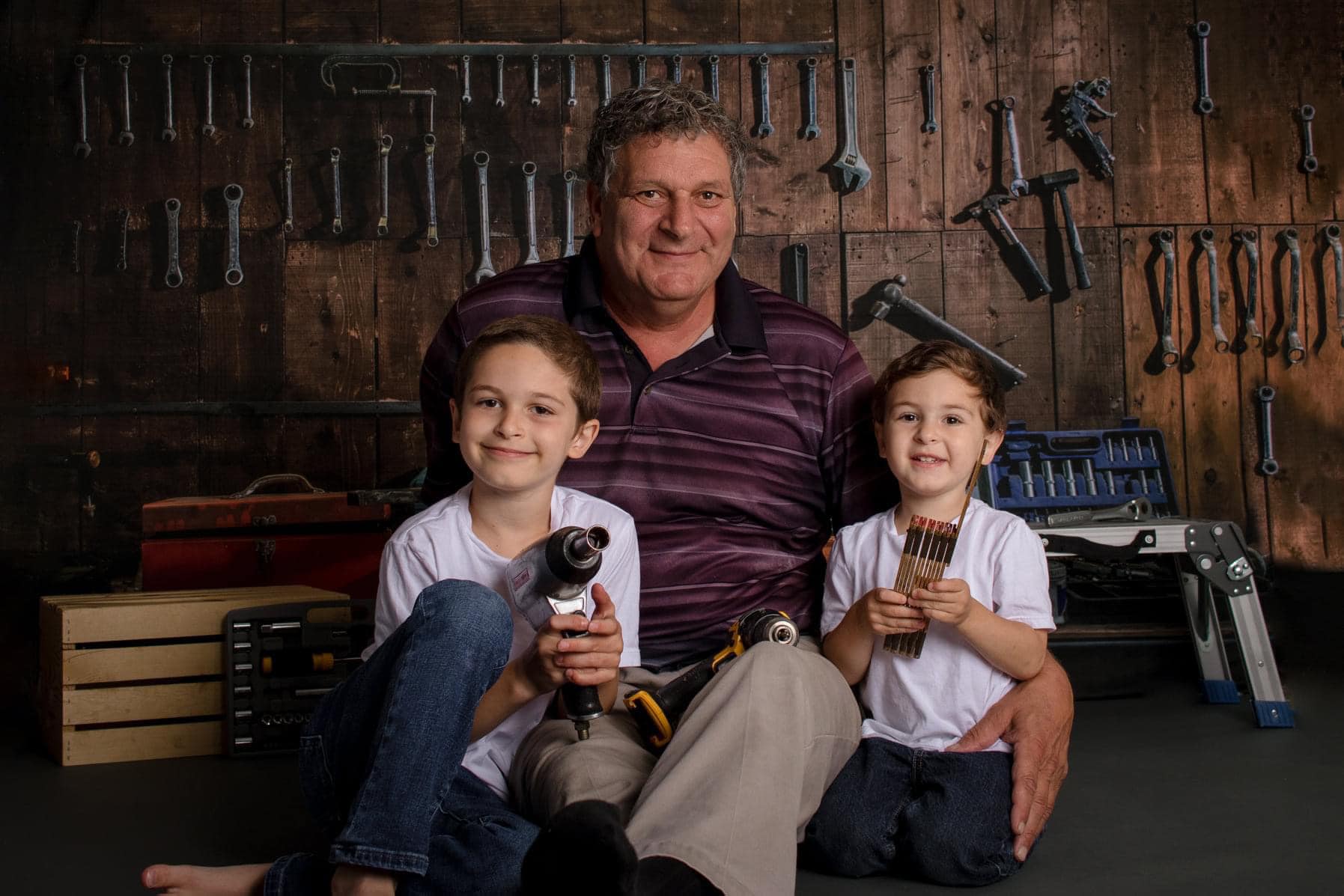 Kate Tool Regal Kinder Hintergrund für Jungen / Vatertag - Kate Backdrop.de