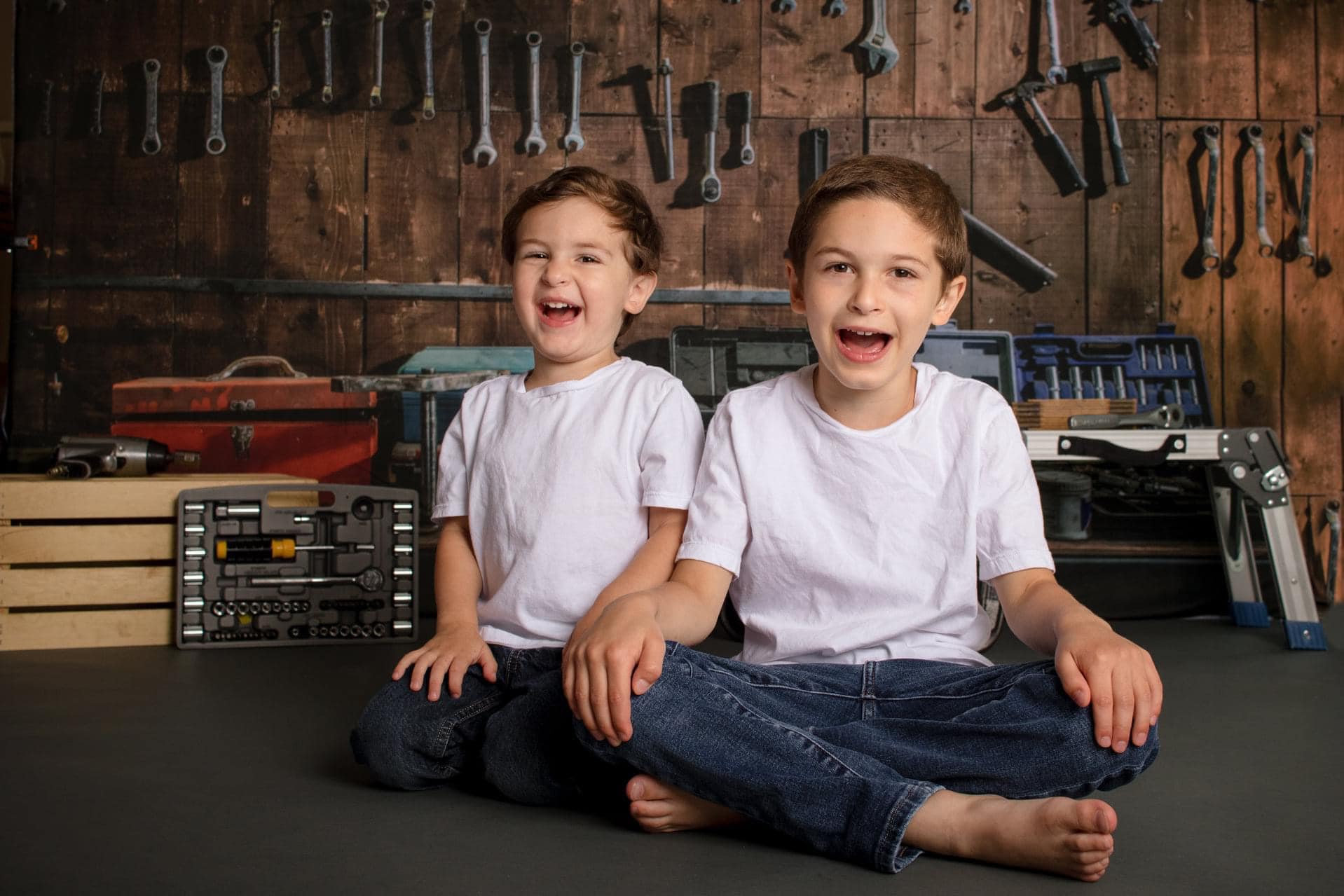 Kate Tool Regal Kinder Hintergrund für Jungen / Vatertag - Kate Backdrop.de