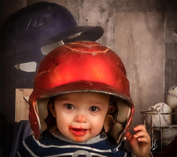Kate Weinlese Baseball Sport Hintergrund entworfen von Mandy Ringe Photography