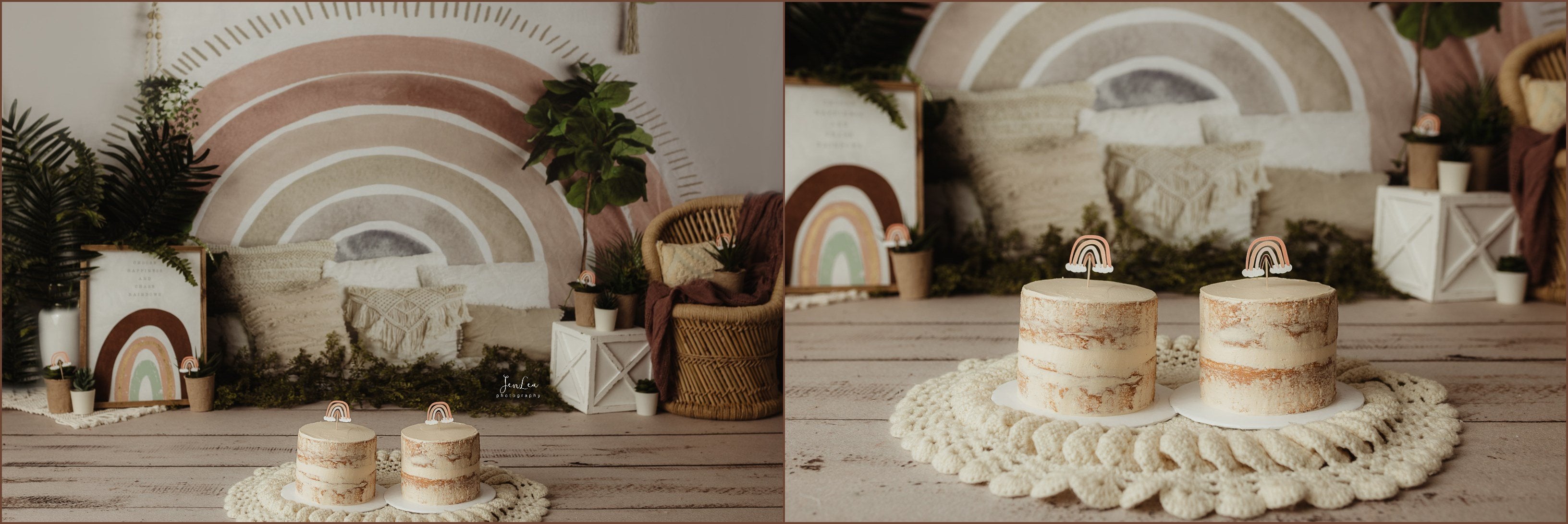 Kate Muttertag Boho Regenbogen Sommer Hintergrund von Mandy Ringe Photography - Kate Backdrop.de