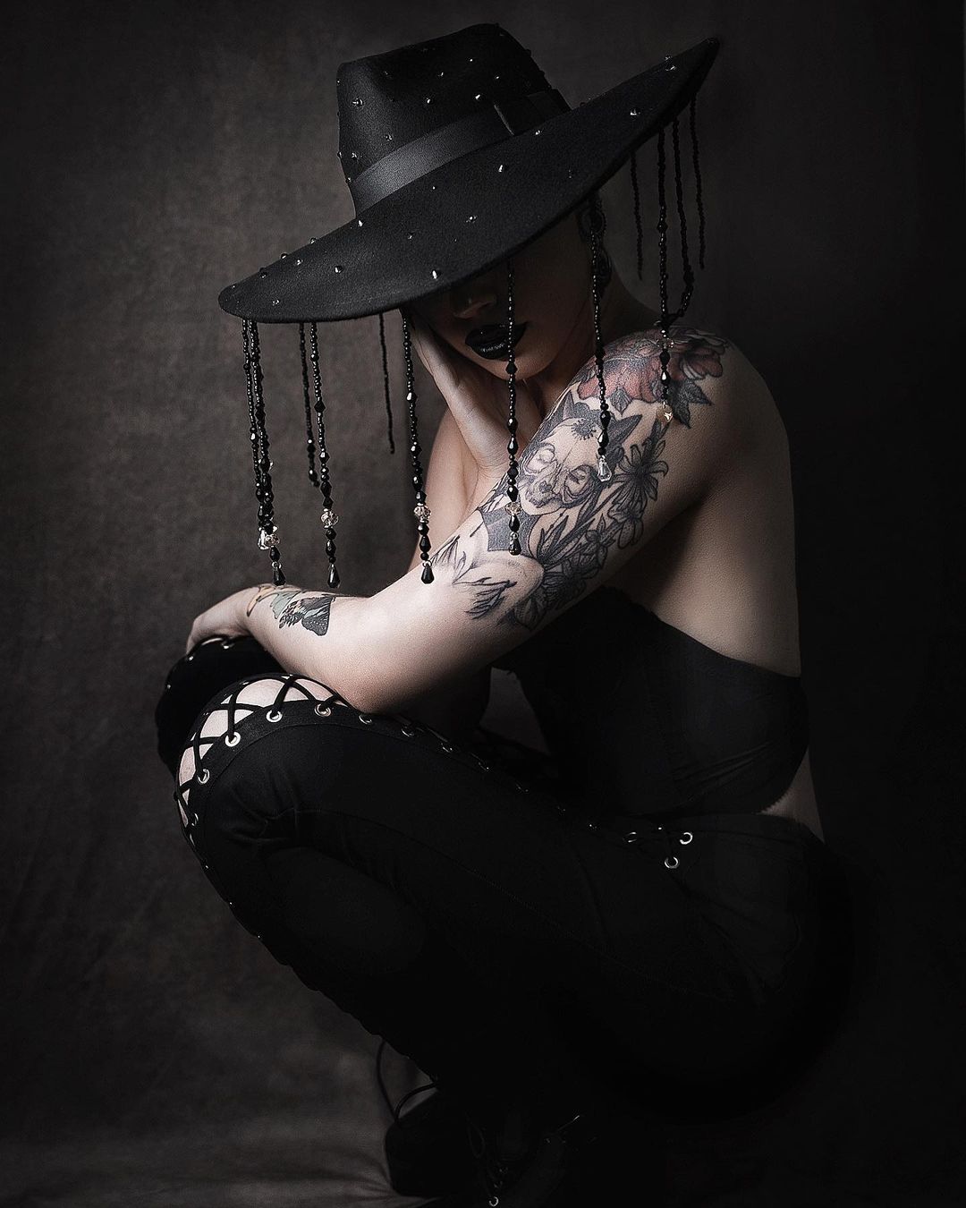 Kate Abstrakte schwarze strukturierte Hintergründe für Fotografie - Kate Backdrop.de