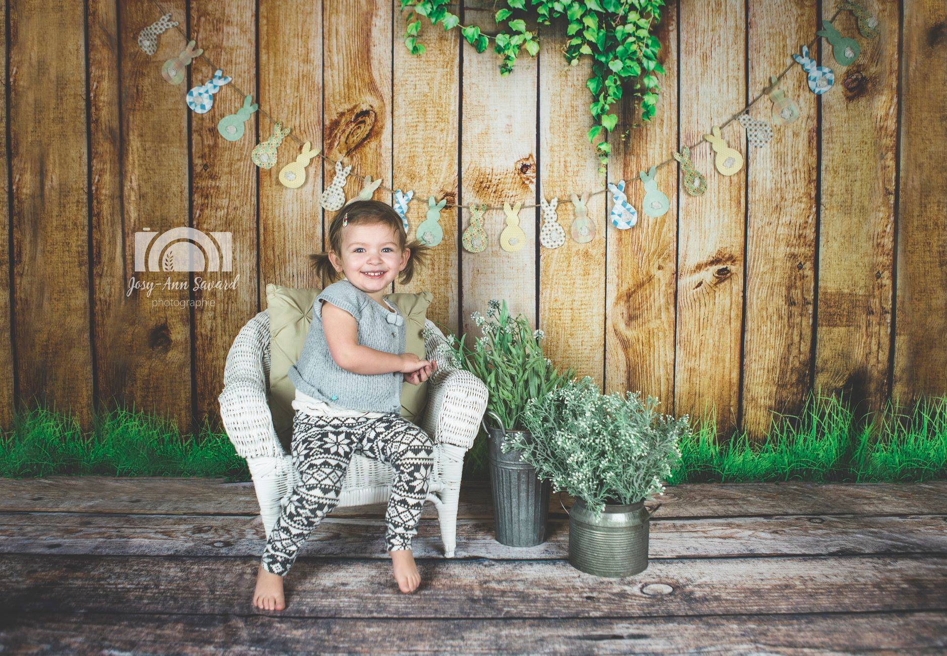 Kate Frühling Holz Hintergrund für Ostern / Hochzeit / Neugeborenen