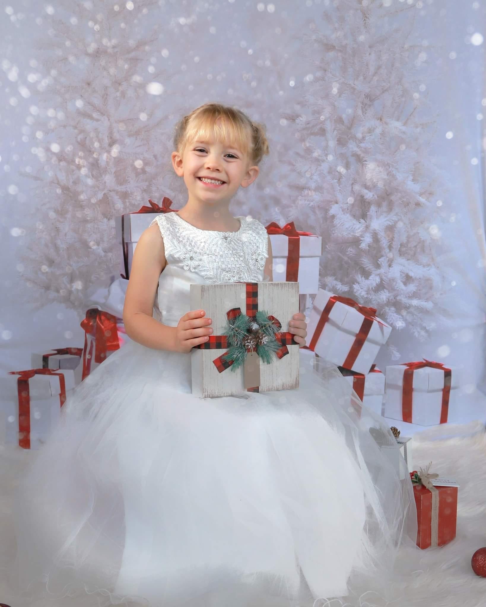 Kate Weihnachten geschenk und Schnee Baum Hintergründe Winter - Kate Backdrop.de