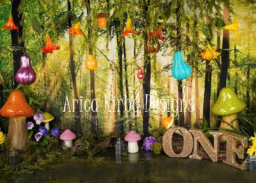 kate Troll Wald Geburtstag Hintergrund Entworfen von Arica Kirby
