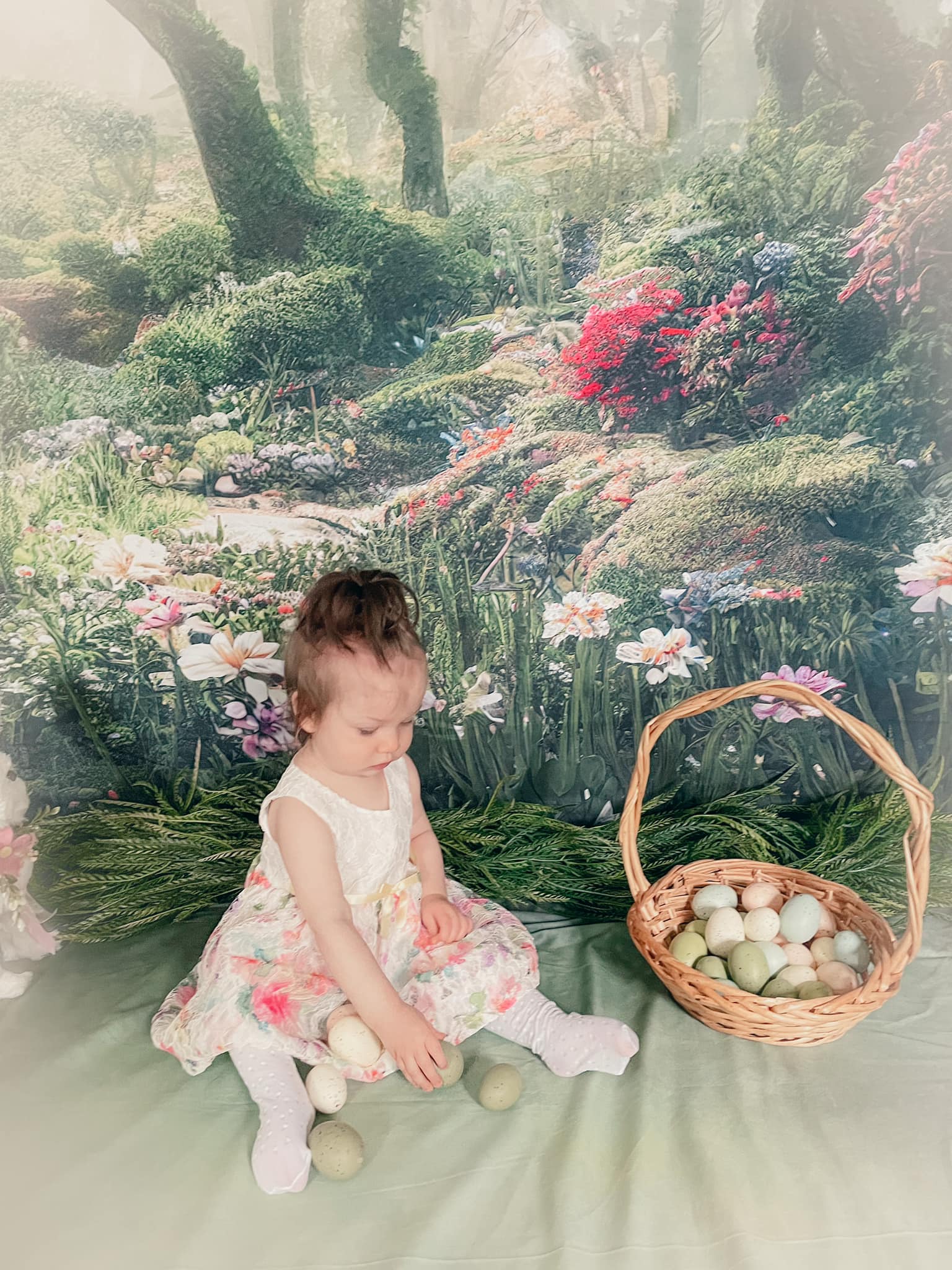 Kate Magic Forest Fantasy Dschungel Blume Gras Hintergrund von Chain Photography - Kate Backdrop.de