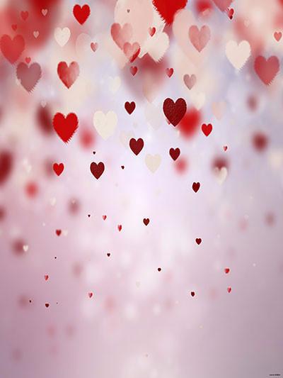 Katebackdrop：Kate Valentine'S Day Red Heart Photography Backdrop