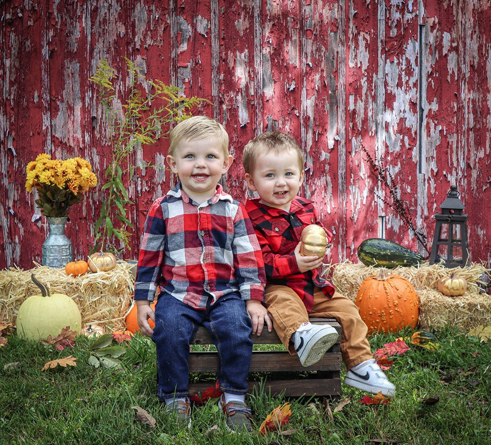 Kate Rustikaler roter Scheunen-Holz-Hintergrund für die Fotografie entworfen von Mandy Ringe Photography