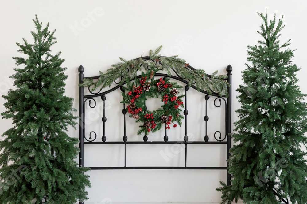 Kate Weihnachten Weihnachtsbett Hintergrund Kopfteil von Emetselch