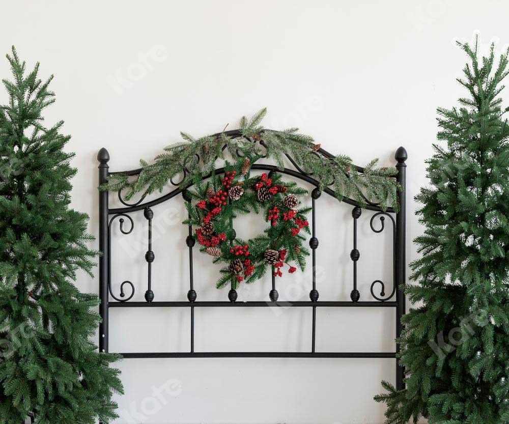 Kate Weihnachten Weihnachtsbett Hintergrund Kopfteil von Emetselch