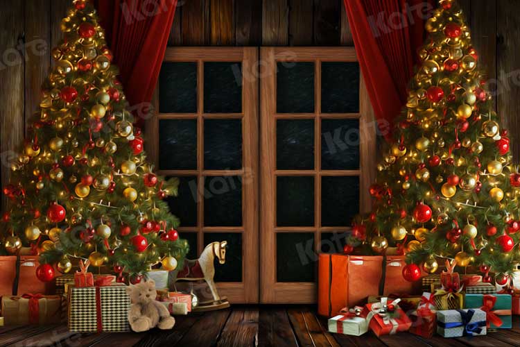 Kate Weihnachtstür Weihnachten Winter Hintergrund für Fotografie - Kate Backdrop.de