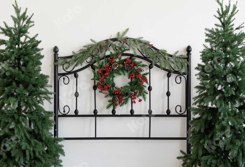 Kate Weihnachten Weihnachtsbett Hintergrund Kopfteil von Emetselch
