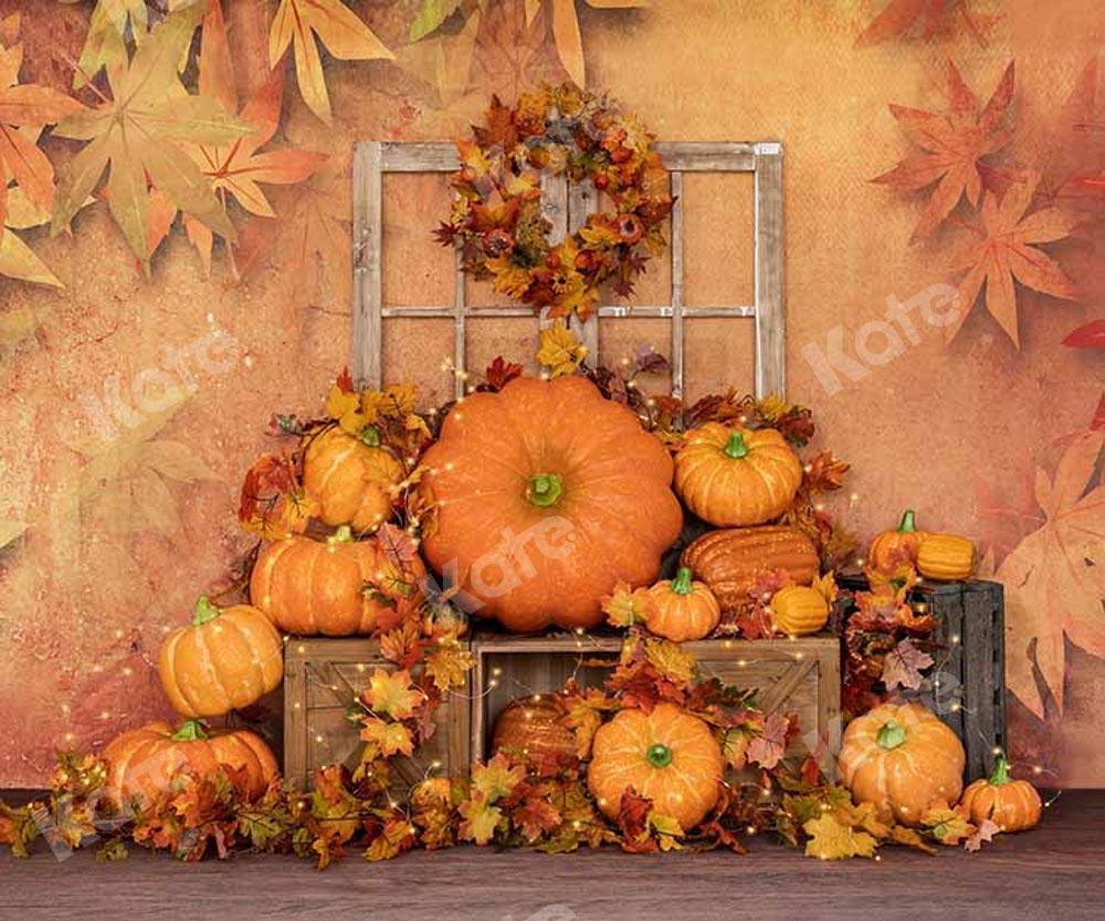 Kate Herbst Kürbis Hintergrund Halloween von Emetselch