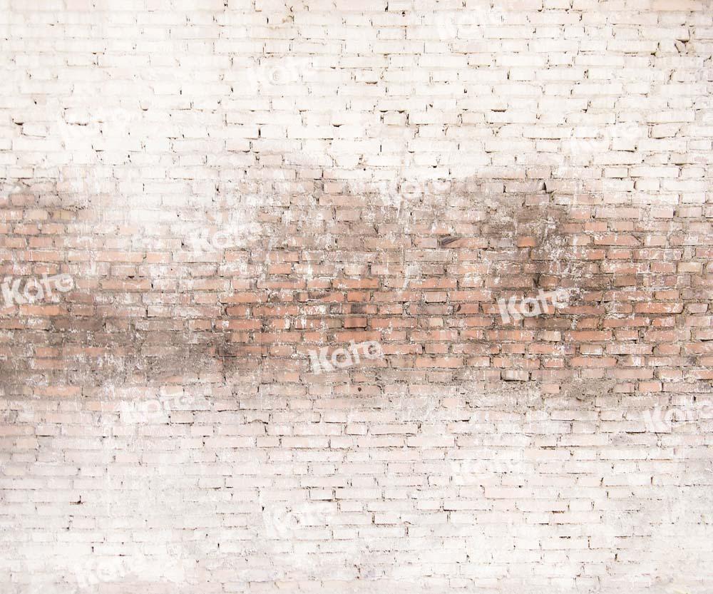 Kate Retro Backstein Hintergrund alte Wand von Chain Photography - Kate Backdrop.de