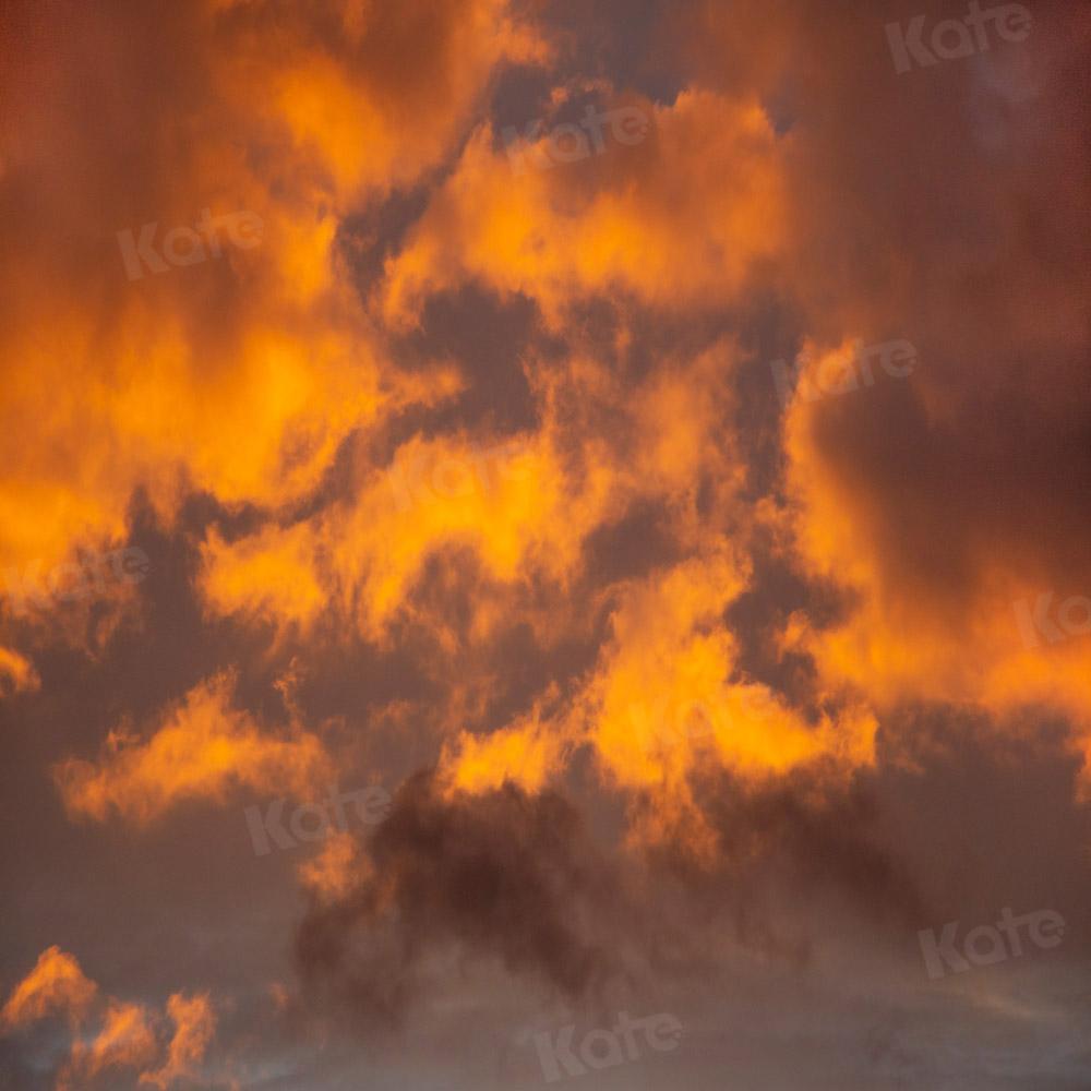 Kate Landschaft Wolken Hintergrund Sonnenuntergang Glühen von Kate - Kate Backdrop.de