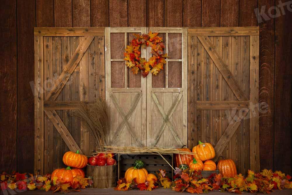 Kate Herbst Kürbis Hintergrund Halloween von Emetselch