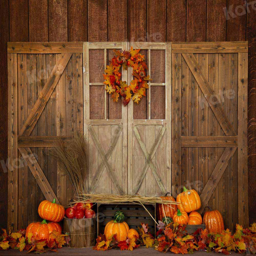 Kate Herbst Kürbis Hintergrund Halloween von Emetselch