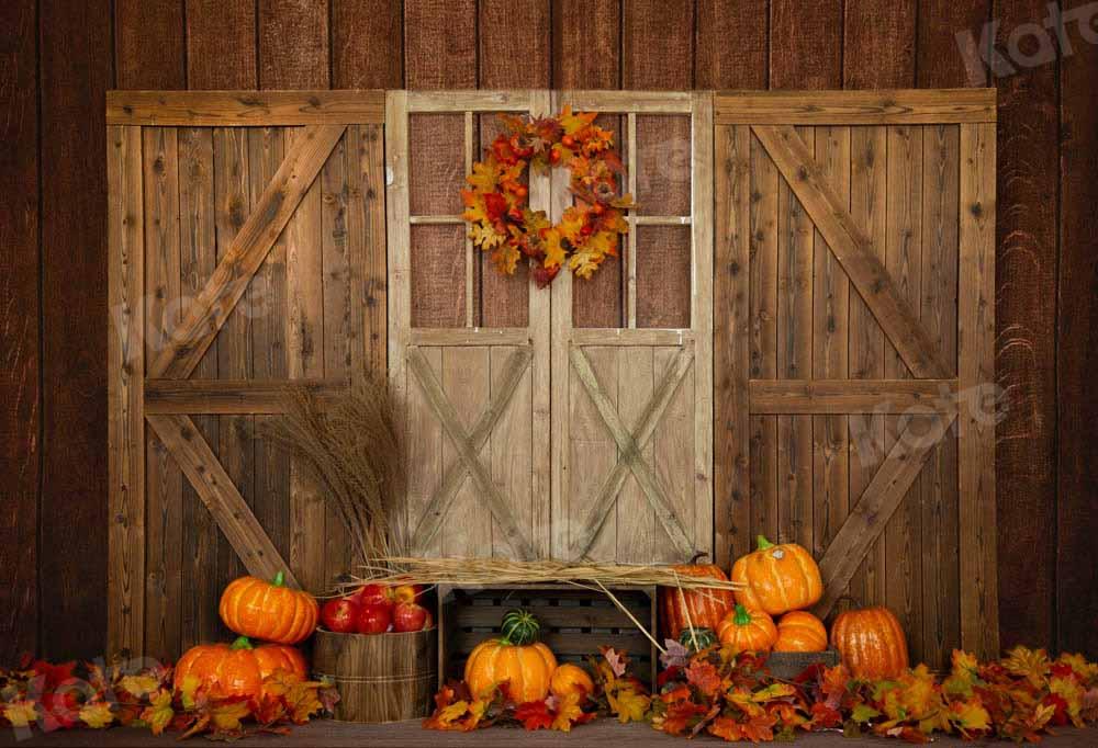 Kate Herbst Kürbis Hintergrund Halloween von Emetselch