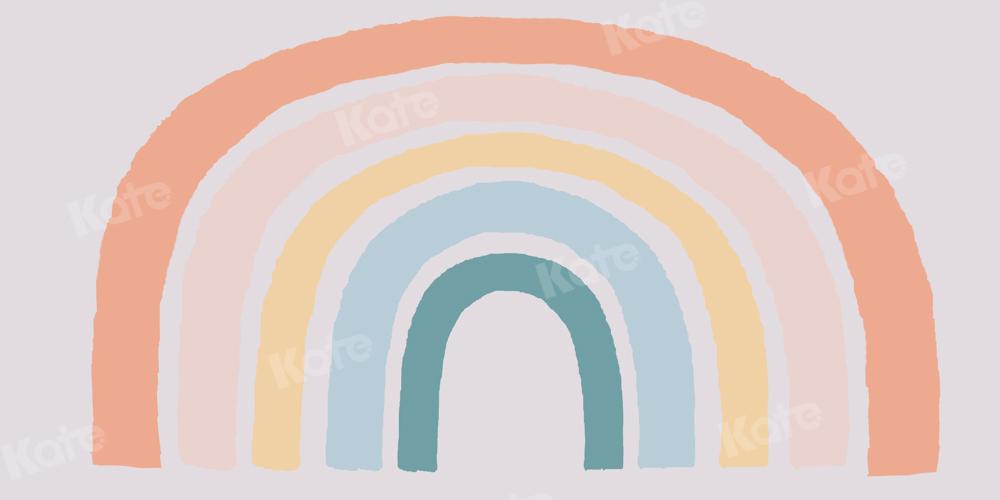 Kate Regenbogen Hintergrund Cake Smash Sommer von GQ - Kate Backdrop.de