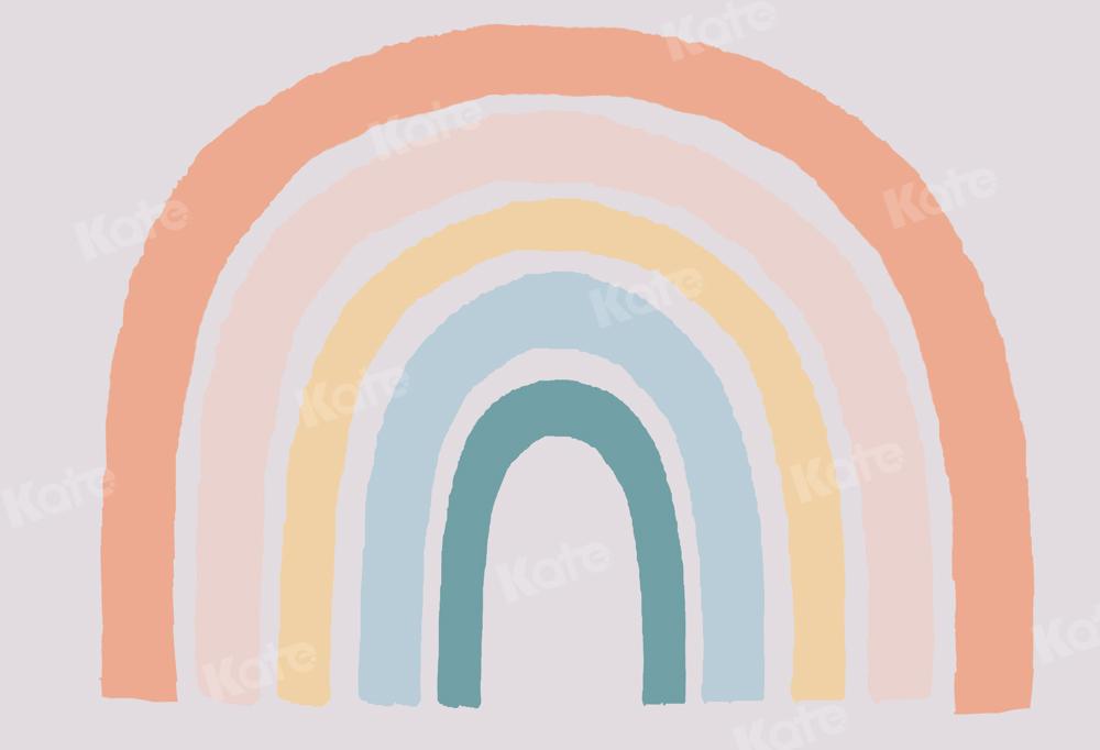 Kate Regenbogen Hintergrund Cake Smash Sommer von GQ - Kate Backdrop.de