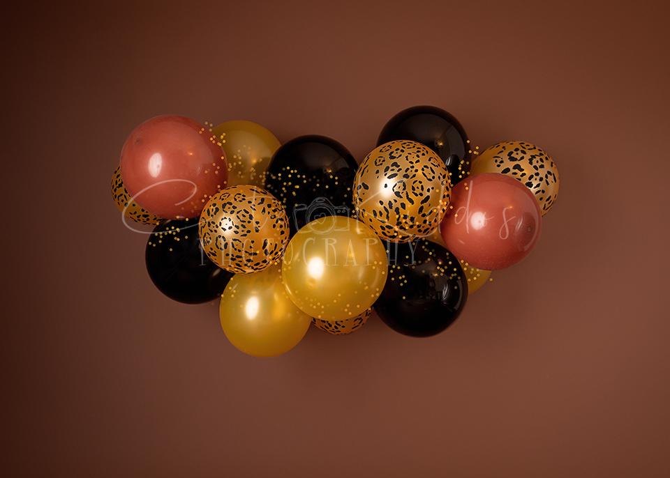 Kate Cake Smash Geburtstag Luftballons Hintergrund  von Leila Hale