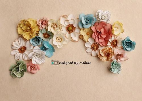 Kate 3D-Wandblumenhintergrund für Fotografie Entworfen von Melissa King