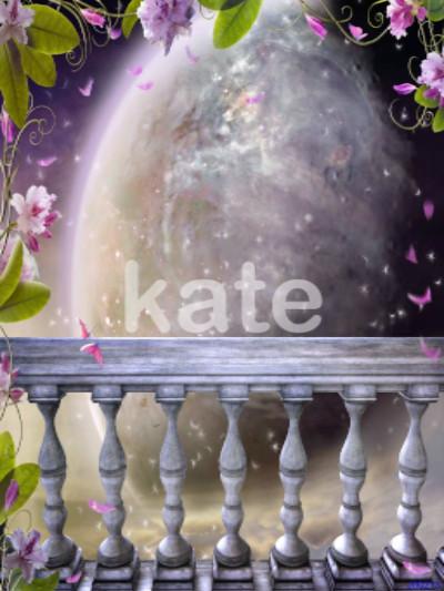 Katebackdrop：Kate Child'S Fairy Tale Moon Flowers Photography Backdrops